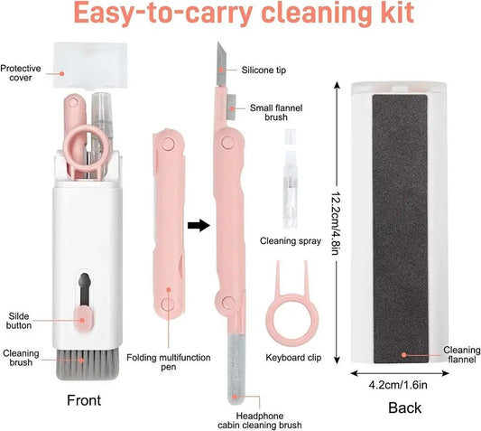 Cleaning Kit Computer Keyboard Cleaner Brush Earphones Cleaning Pen For Headset IPad Phone Cleaning Tools Keycap Puller
